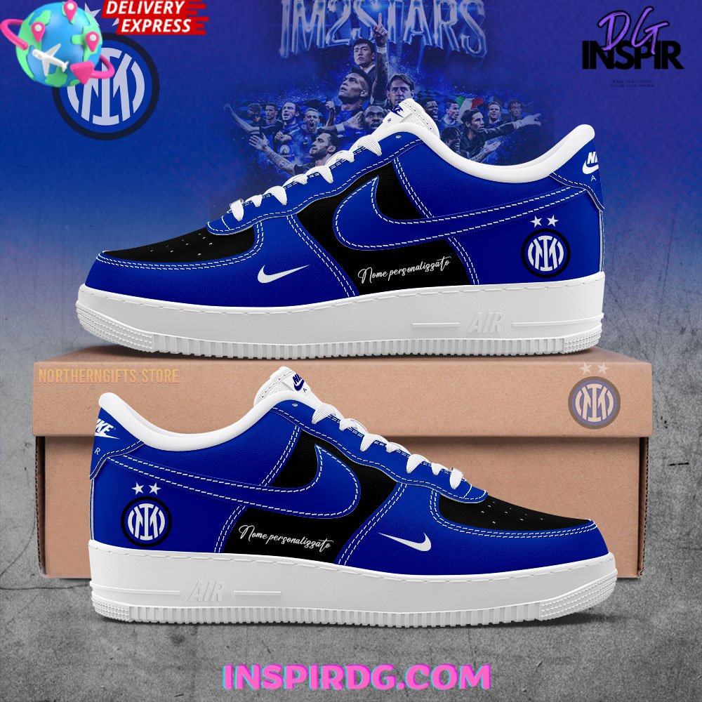 JWFancy IM2STARS Inter Milan Air Low-Top Sneakers Shoes For Men And Women