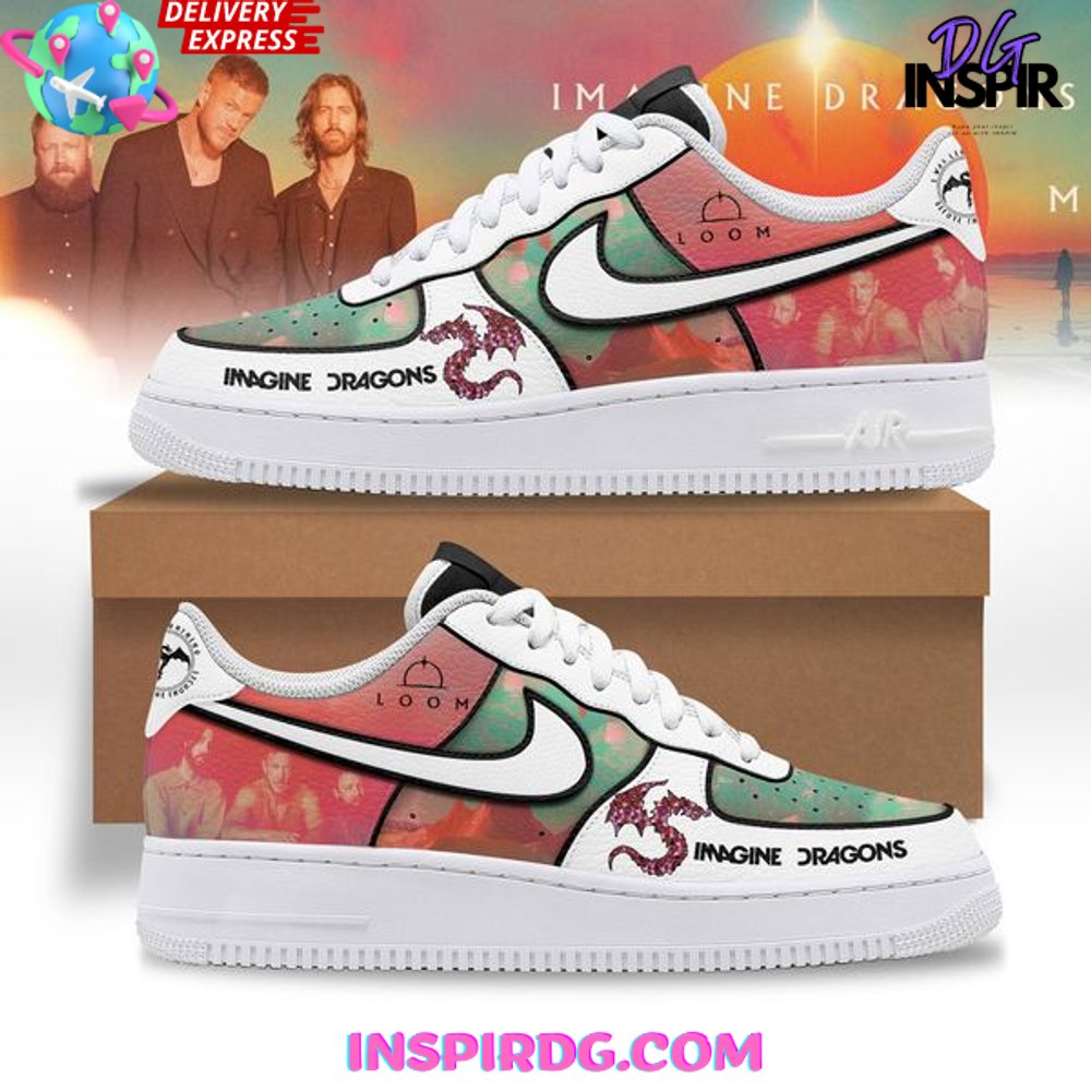 JWFancy Imagine Dragons Loom Edition Air Low-Top Sneakers Shoes For Men And Women