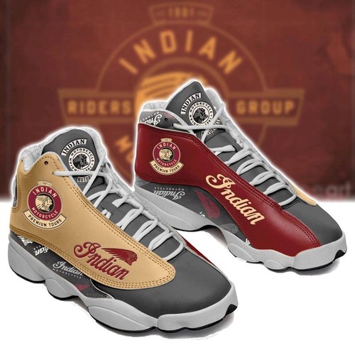 JWFancy Indian Motorcycle AJ13 Sneakers Shoes For Men And Women