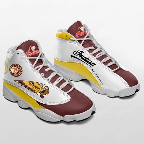 JWFancy Indian Motorcycle AJ13 Sneakers Shoes For Men And Women