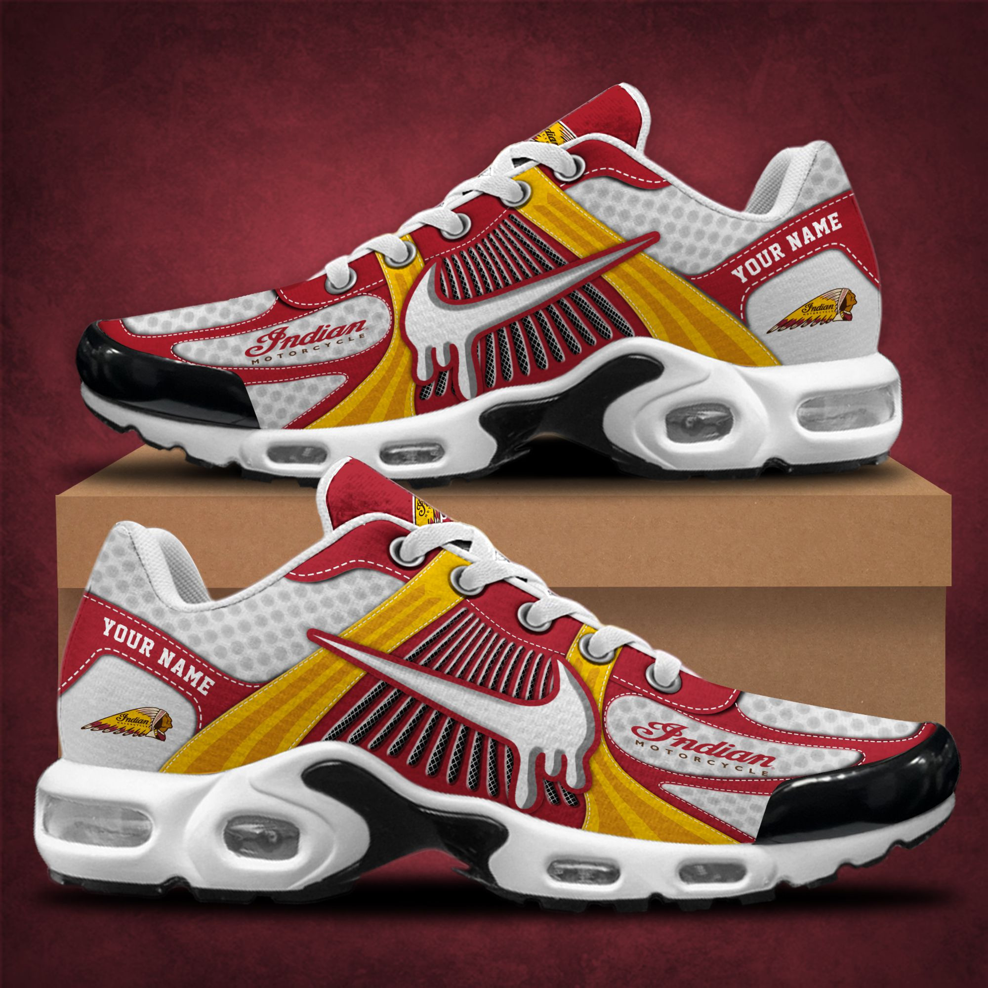 JWFancy Indian Motorcycle TN Shoes Sneakers For Men And Women