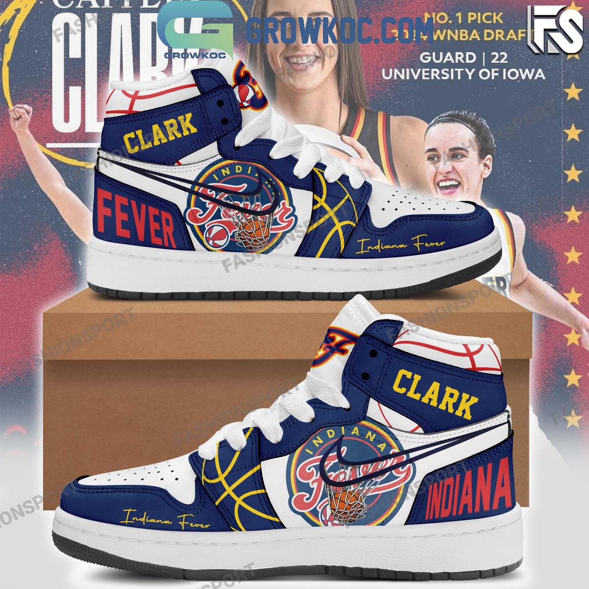 JWFancy Indiana Fever AJ1 High Sneakers Shoes For Men And Women