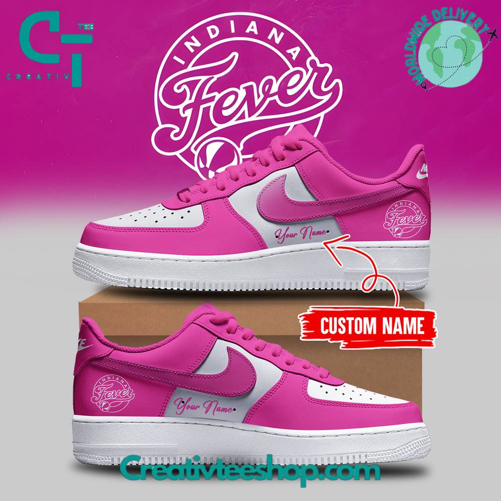JWFancy Indiana Fever Pink Air Low-Top Sneakers Shoes For Men And Women