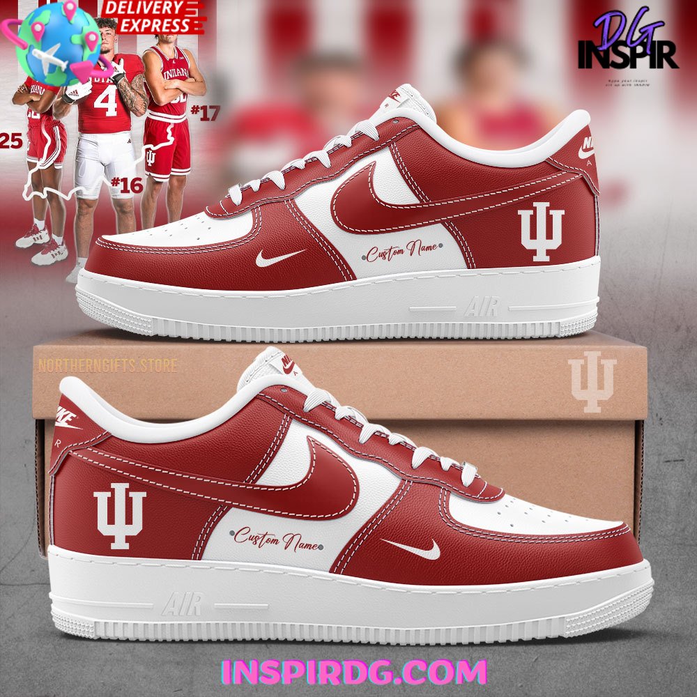 JWFancy Indiana Hoosiers Air Low-Top Sneakers Shoes For Men And Women