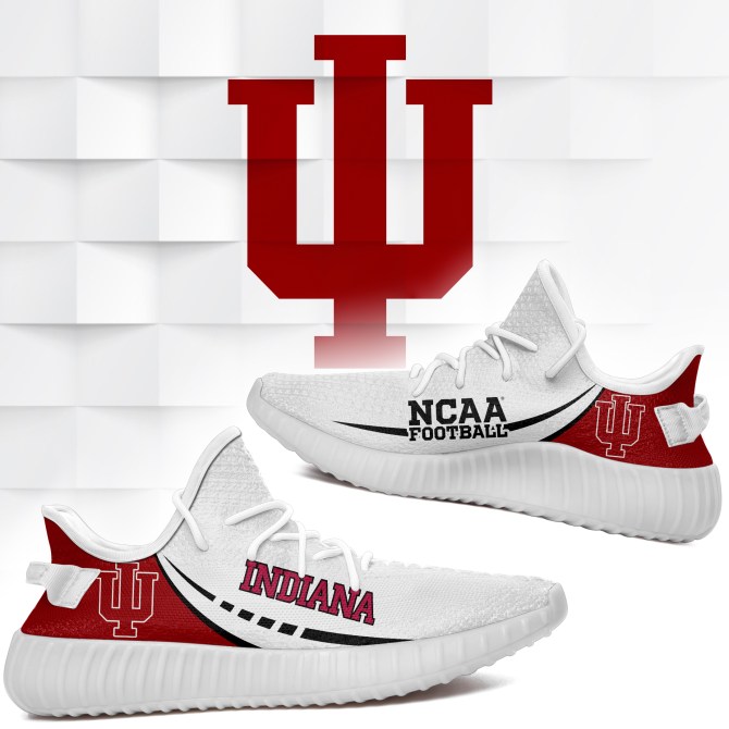 JWFancy Indiana Hoosiers Yeezy Boost Shoes For Men And Women