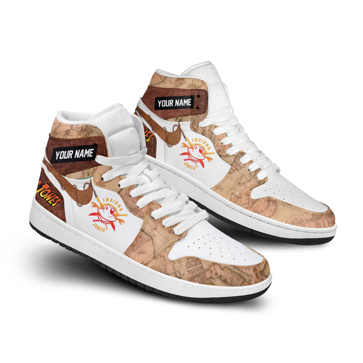 JWFancy Indiana Jones AJ1 High Sneakers Shoes For Men And Women
