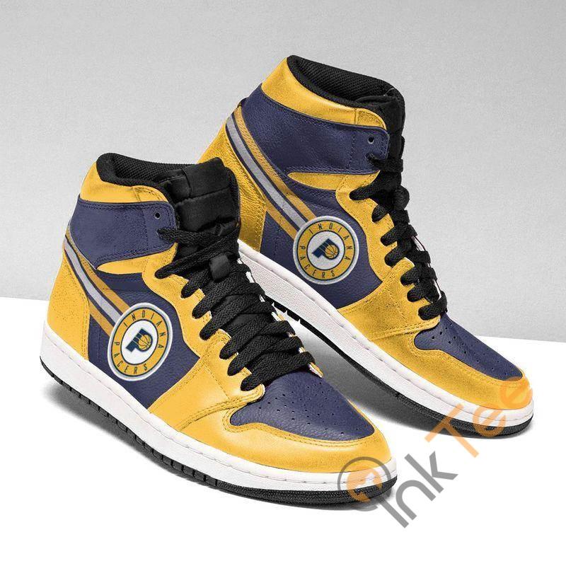 JWFancy Indiana Pacers NBA AJ1 High Sneakers Shoes For Men And Women