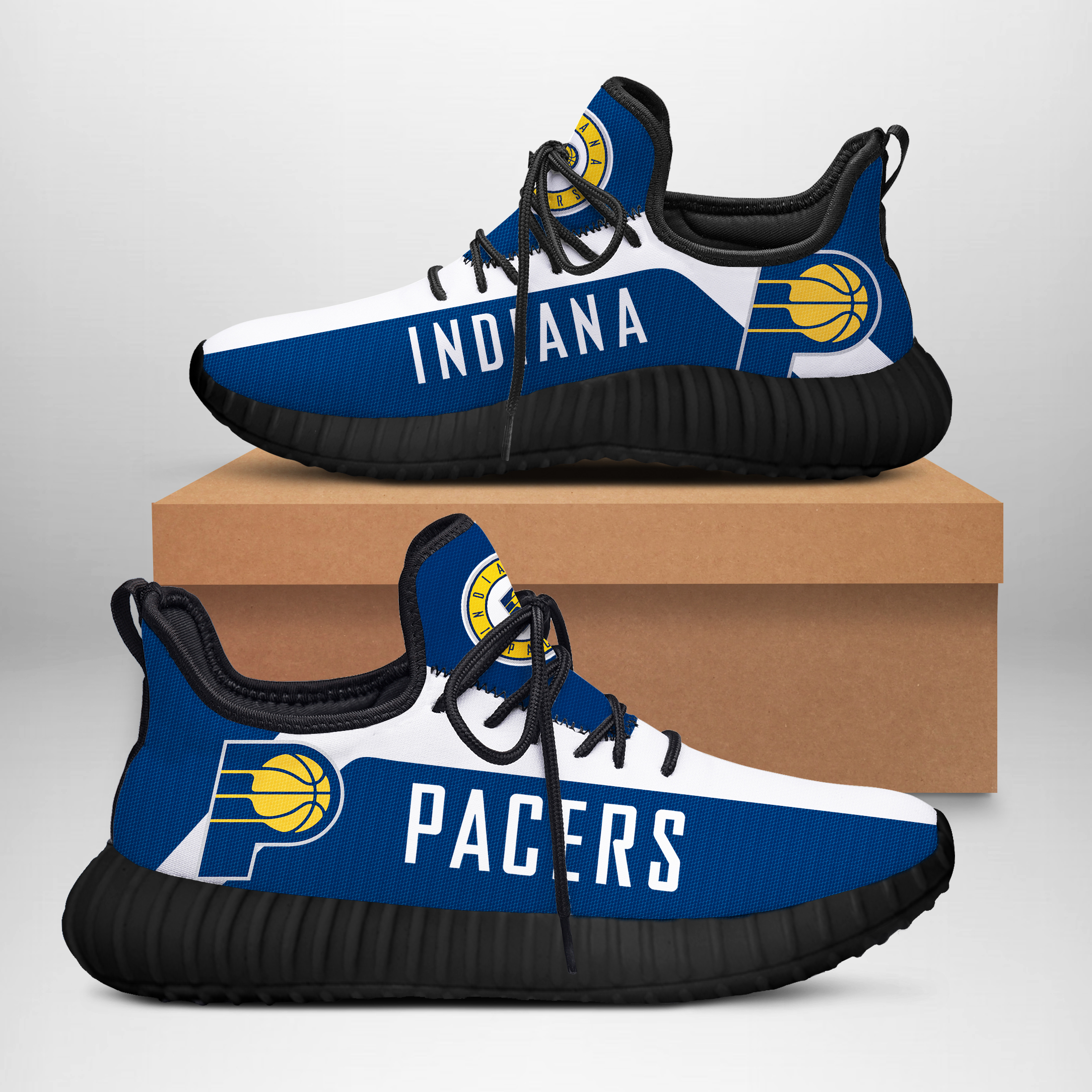 JWFancy Indiana Pacers Reze Sneakers Shoes For Men And Women