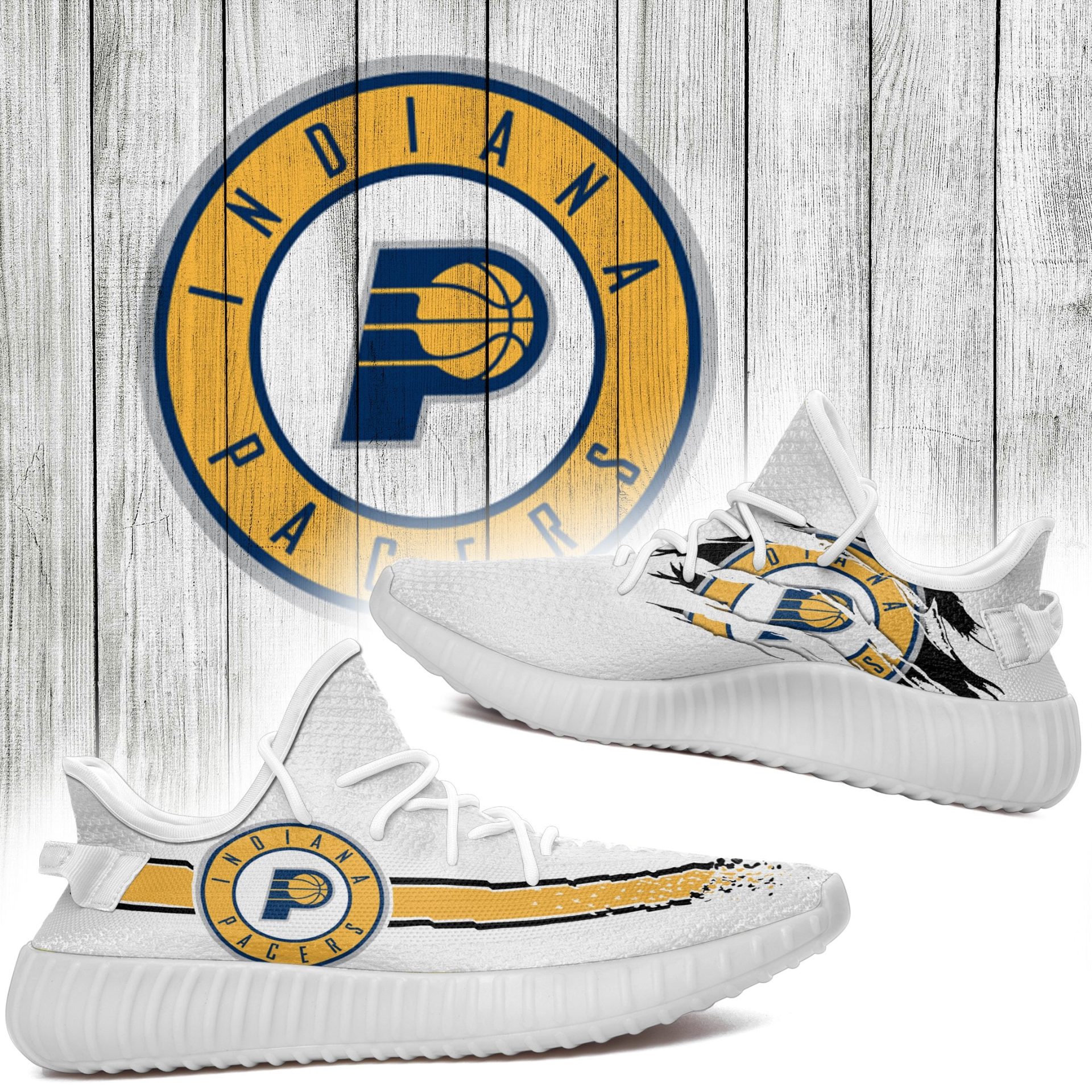 JWFancy Indiana Pacers Yeezy Boost Shoes For Men And Women