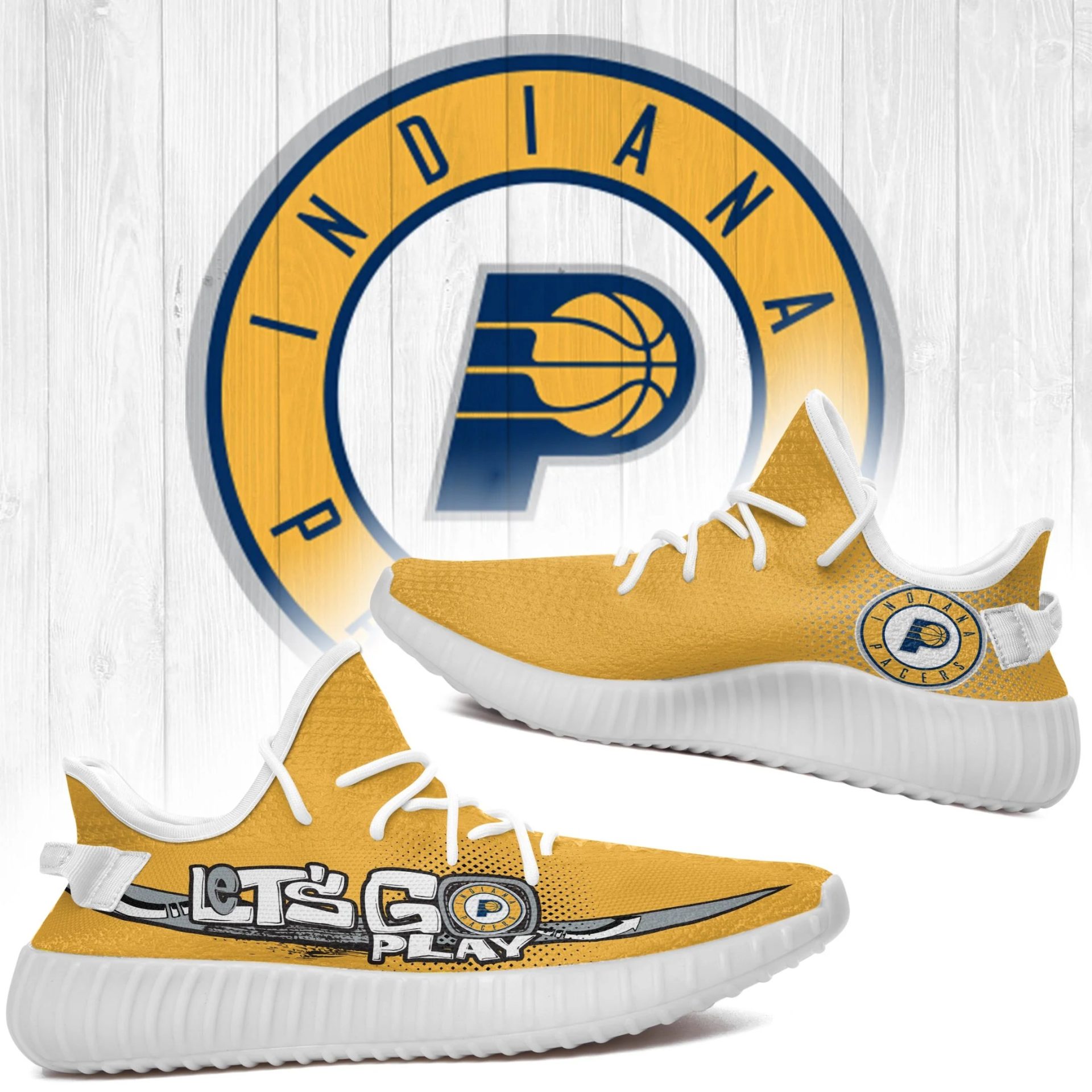 JWFancy Indiana Pacers Yeezy Boost Shoes For Men And Women