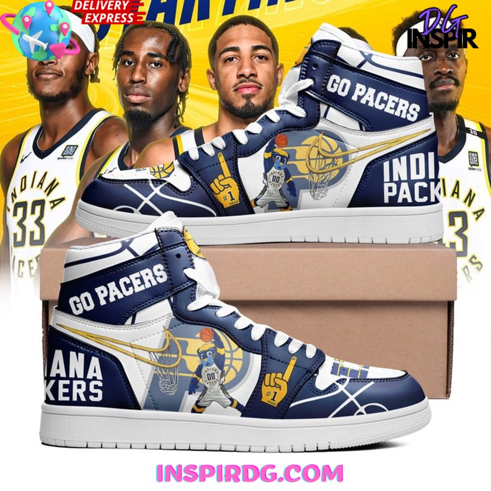 JWFancy Indiana Packers AJ1 High Sneakers Shoes For Men And Women