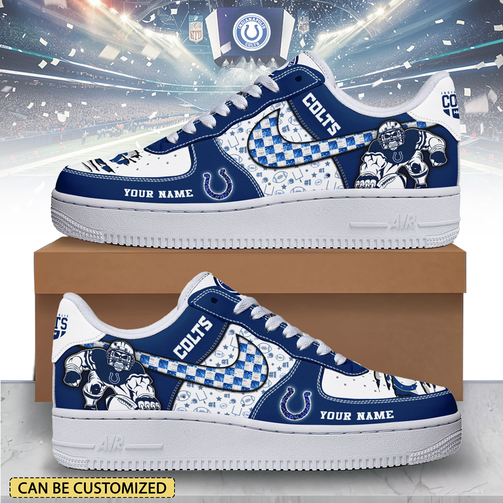 JWFancy Indianapolis Colts Air Low-Top Sneakers Shoes For Men And Women