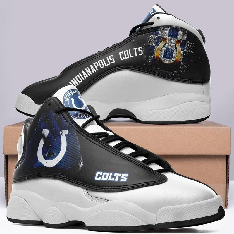 JWFancy Indianapolis Colts NFL AJ13 Sneakers Shoes For Men And Women