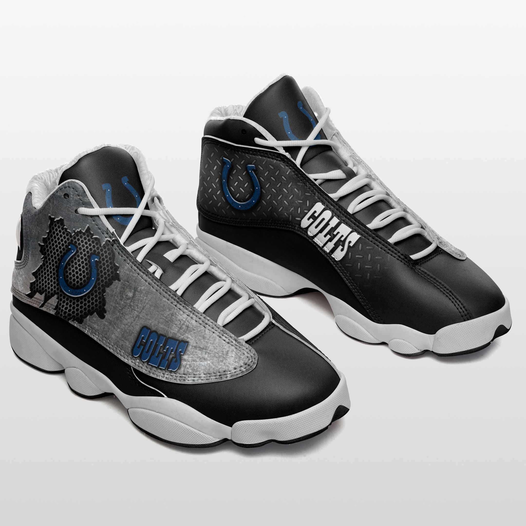 JWFancy Indianapolis Colts NFL AJ13 Sneakers Shoes For Men And Women