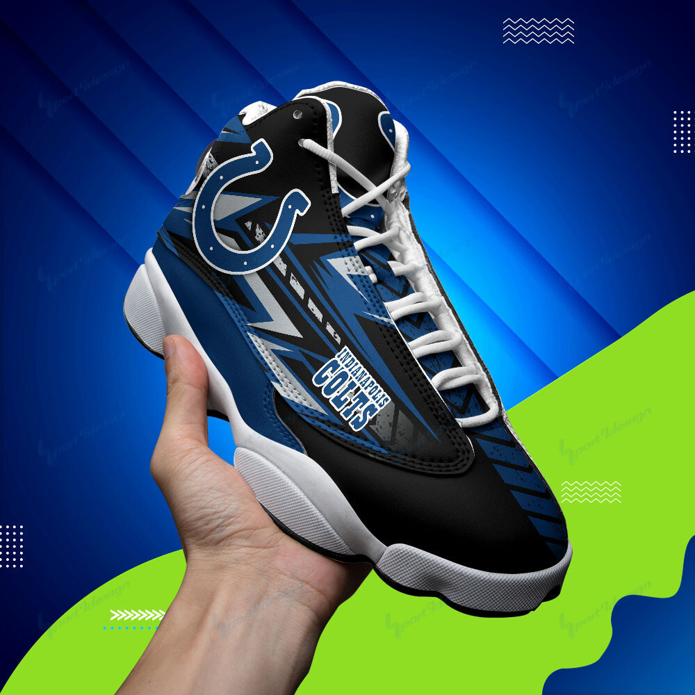 JWFancy Indianapolis Colts NFL AJ13 Sneakers Shoes For Men And Women