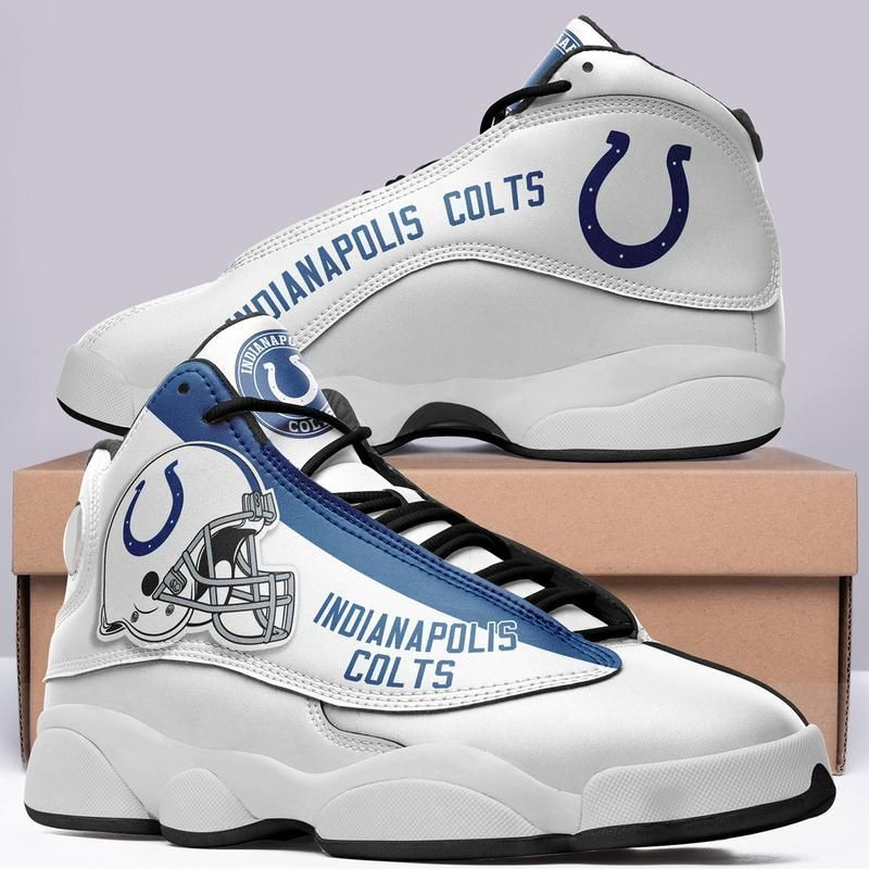 JWFancy Indianapolis Colts NFL AJ13 Sneakers Shoes For Men And Women