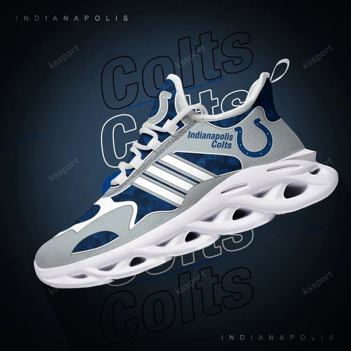 JWFancy Indianapolis Colts NFL Max Soul Shoes Sneakers For Men And Women
