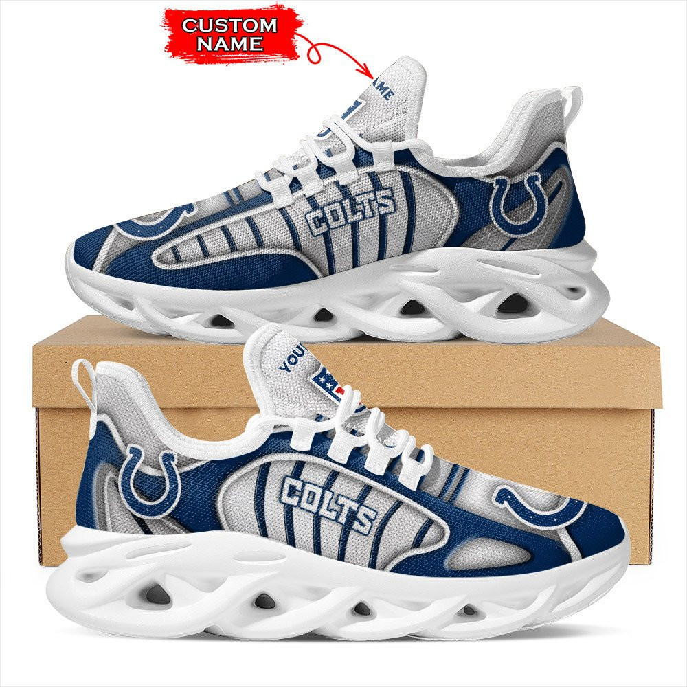 JWFancy Indianapolis Colts NFL Max Soul Shoes Sneakers For Men And Women