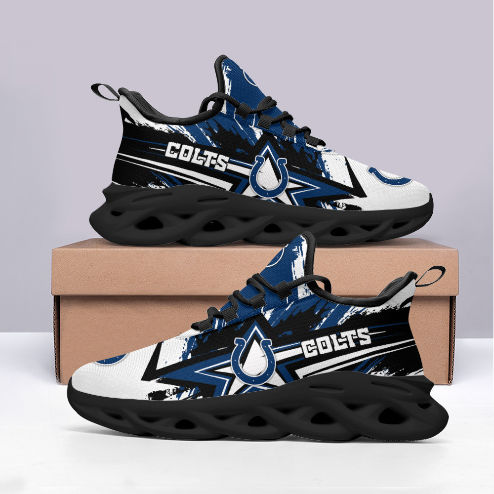 JWFancy Indianapolis Colts NFL Max Soul Shoes Sneakers For Men And Women