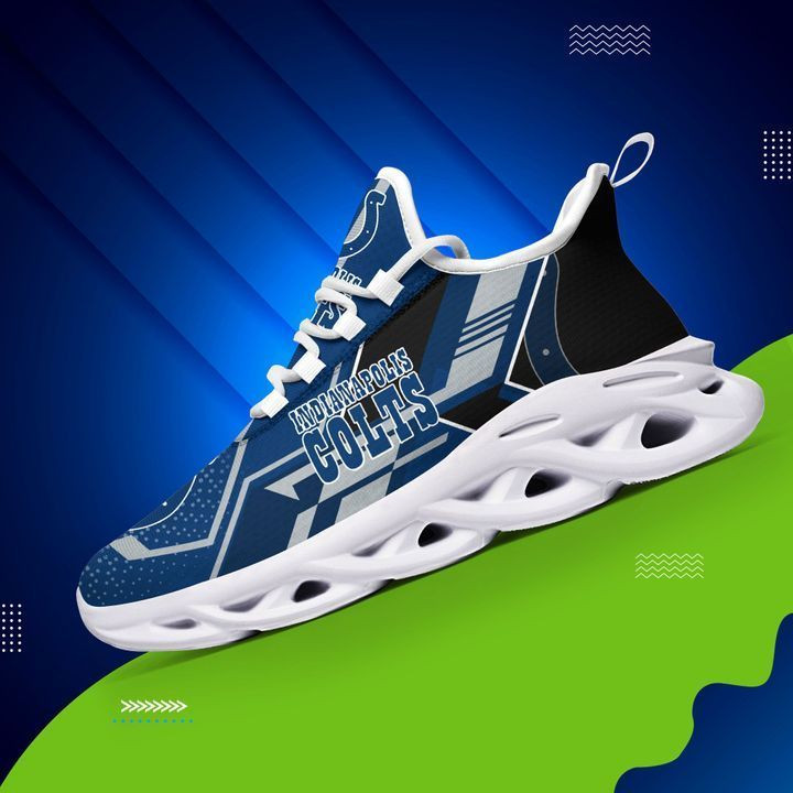 JWFancy Indianapolis Colts NFL Max Soul Shoes Sneakers For Men And Women