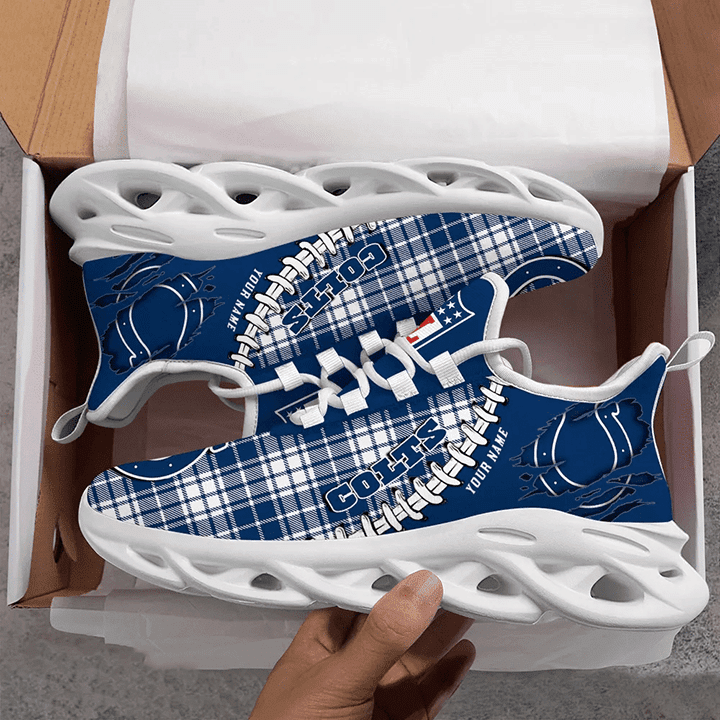JWFancy Indianapolis Colts NFL Max Soul Shoes Sneakers For Men And Women
