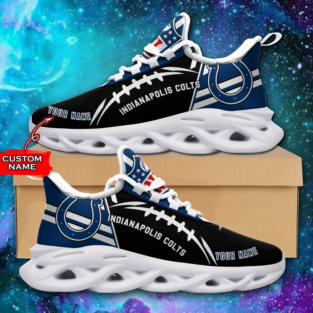 JWFancy Indianapolis Colts NFL Max Soul Shoes Sneakers For Men And Women