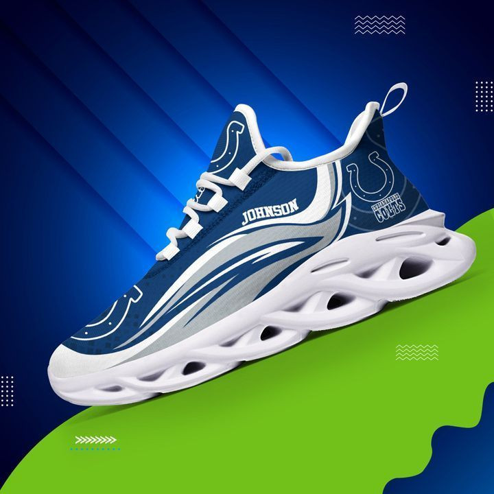 JWFancy Indianapolis Colts NFL Max Soul Shoes Sneakers For Men And Women