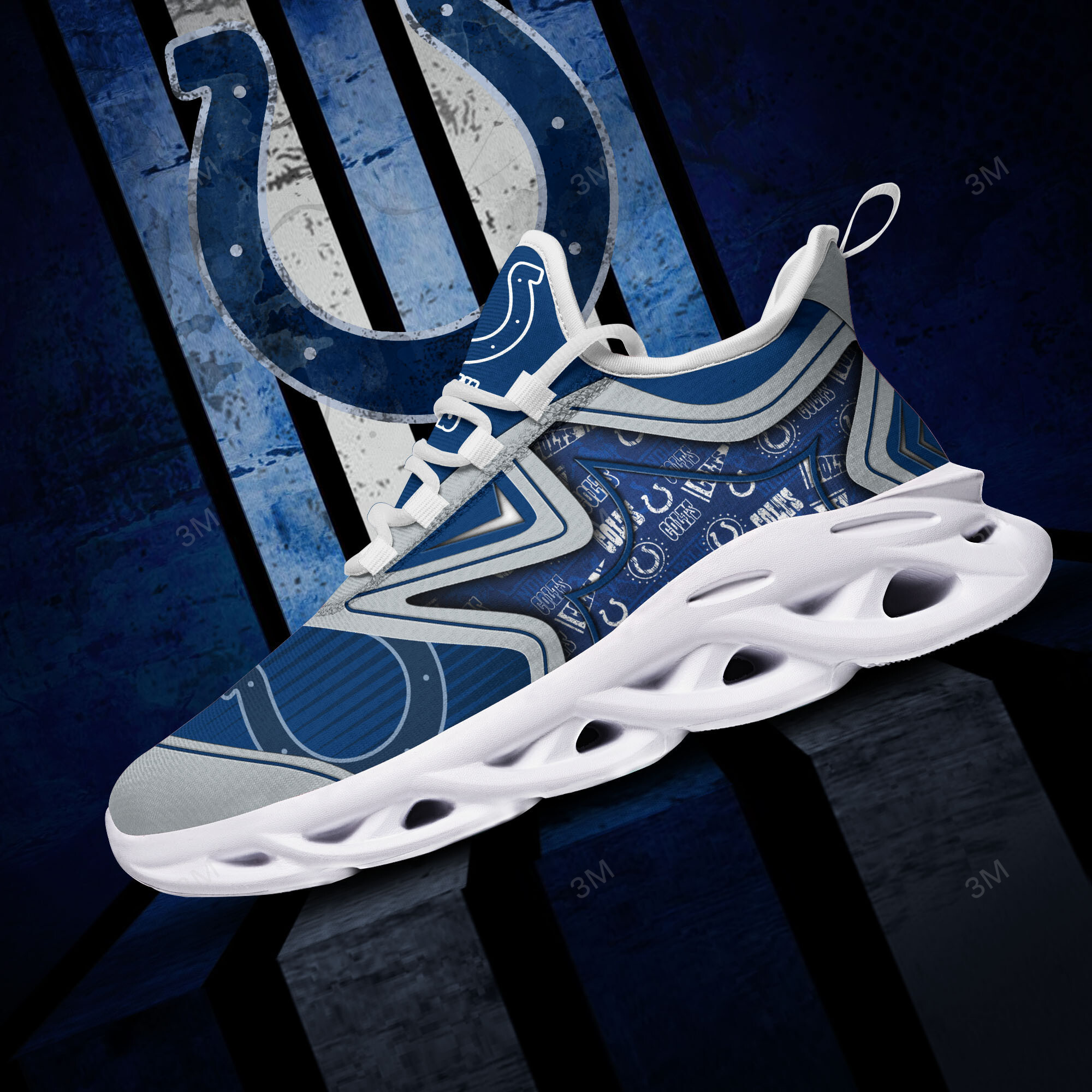 JWFancy Indianapolis Colts NFL Max Soul Shoes Sneakers For Men And Women