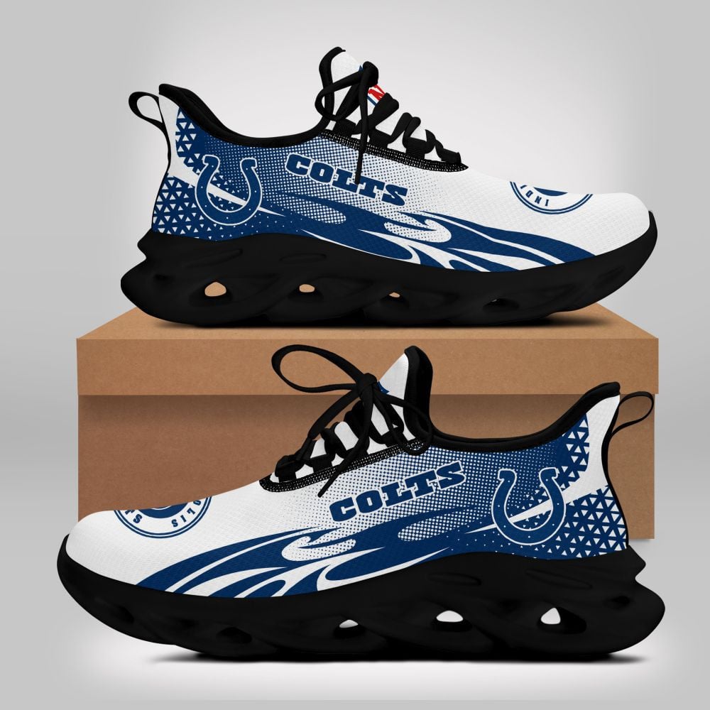 JWFancy Indianapolis Colts NFL Max Soul Shoes Sneakers For Men And Women
