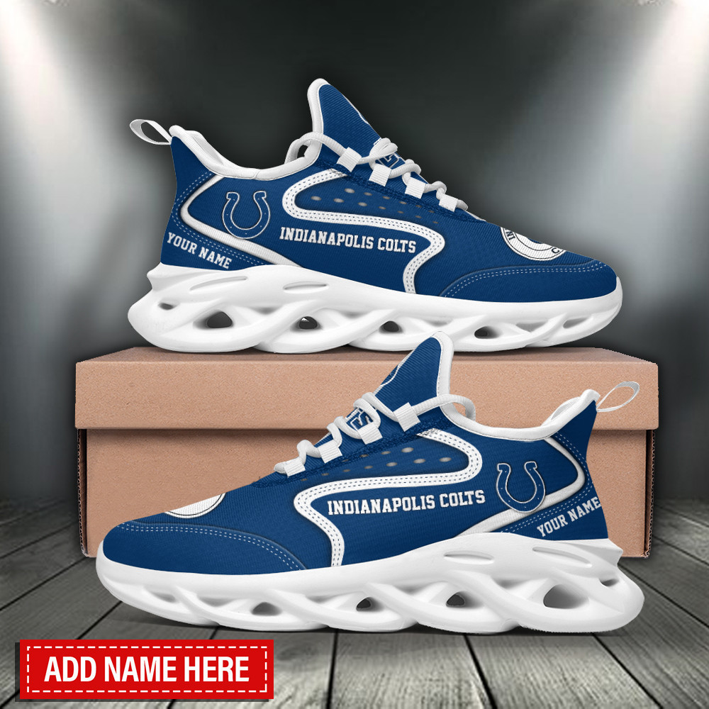 JWFancy Indianapolis Colts NFL Max Soul Shoes Sneakers For Men And Women
