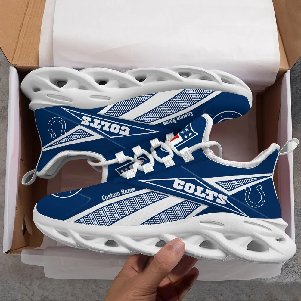 JWFancy Indianapolis Colts NFL Max Soul Shoes Sneakers For Men And Women