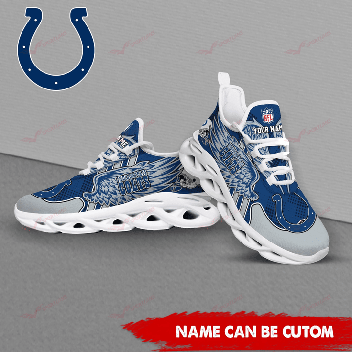 JWFancy Indianapolis Colts NFL Max Soul Shoes Sneakers For Men And Women