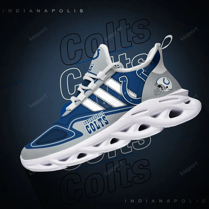 JWFancy Indianapolis Colts NFL Max Soul Shoes Sneakers For Men And Women