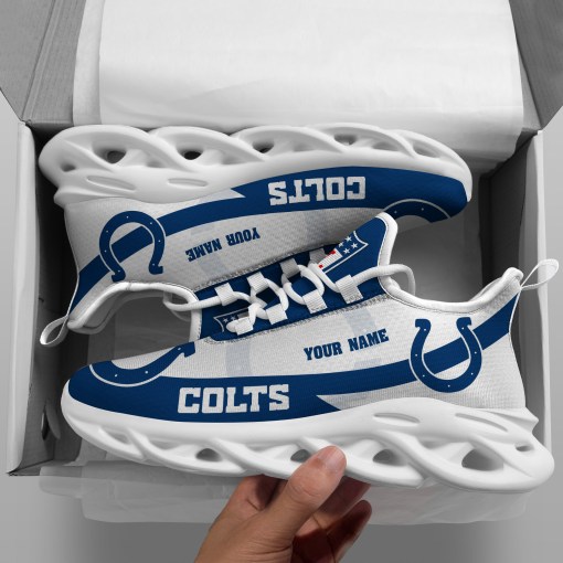 JWFancy Indianapolis Colts NFL Max Soul Shoes Sneakers For Men And Women