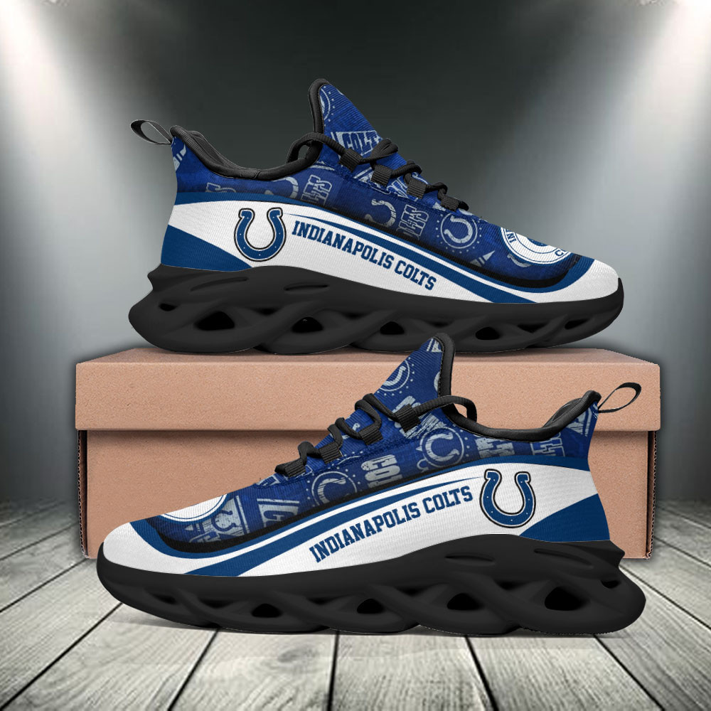 JWFancy Indianapolis Colts NFL Max Soul Shoes Sneakers For Men And Women