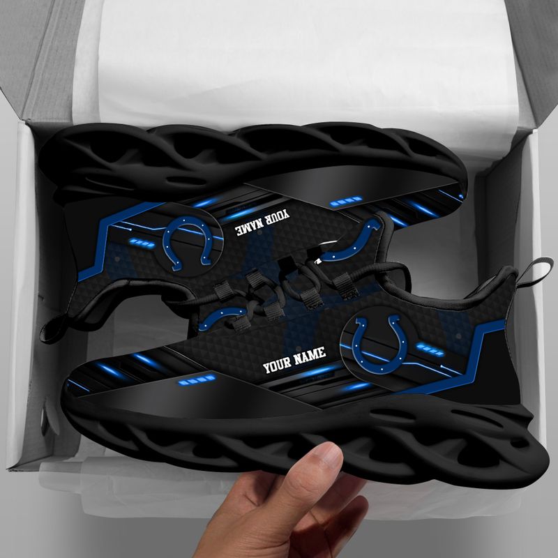 JWFancy Indianapolis Colts NFL Max Soul Shoes Sneakers For Men And Women