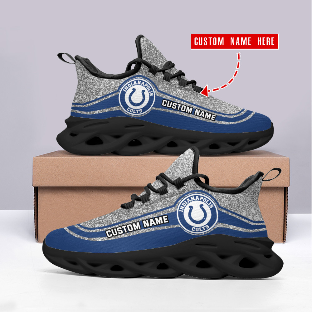 JWFancy Indianapolis Colts NFL Max Soul Shoes Sneakers For Men And Women