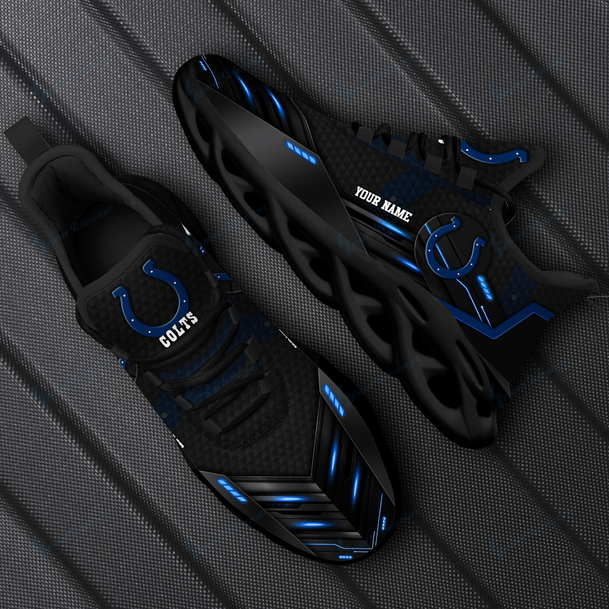 JWFancy Indianapolis Colts NFL Max Soul Shoes Sneakers For Men And Women