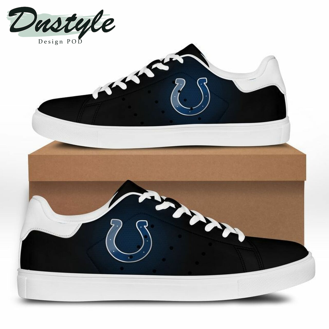 JWFancy Indianapolis Colts Skate Stan Shoes Sneakes For Men And Women