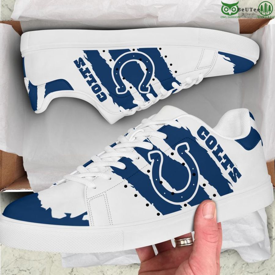 JWFancy Indianapolis Colts Skate Stan Shoes Sneakes For Men And Women