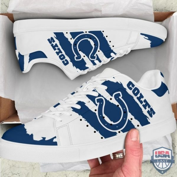 JWFancy Indianapolis Colts Skate Stan Shoes Sneakes For Men And Women
