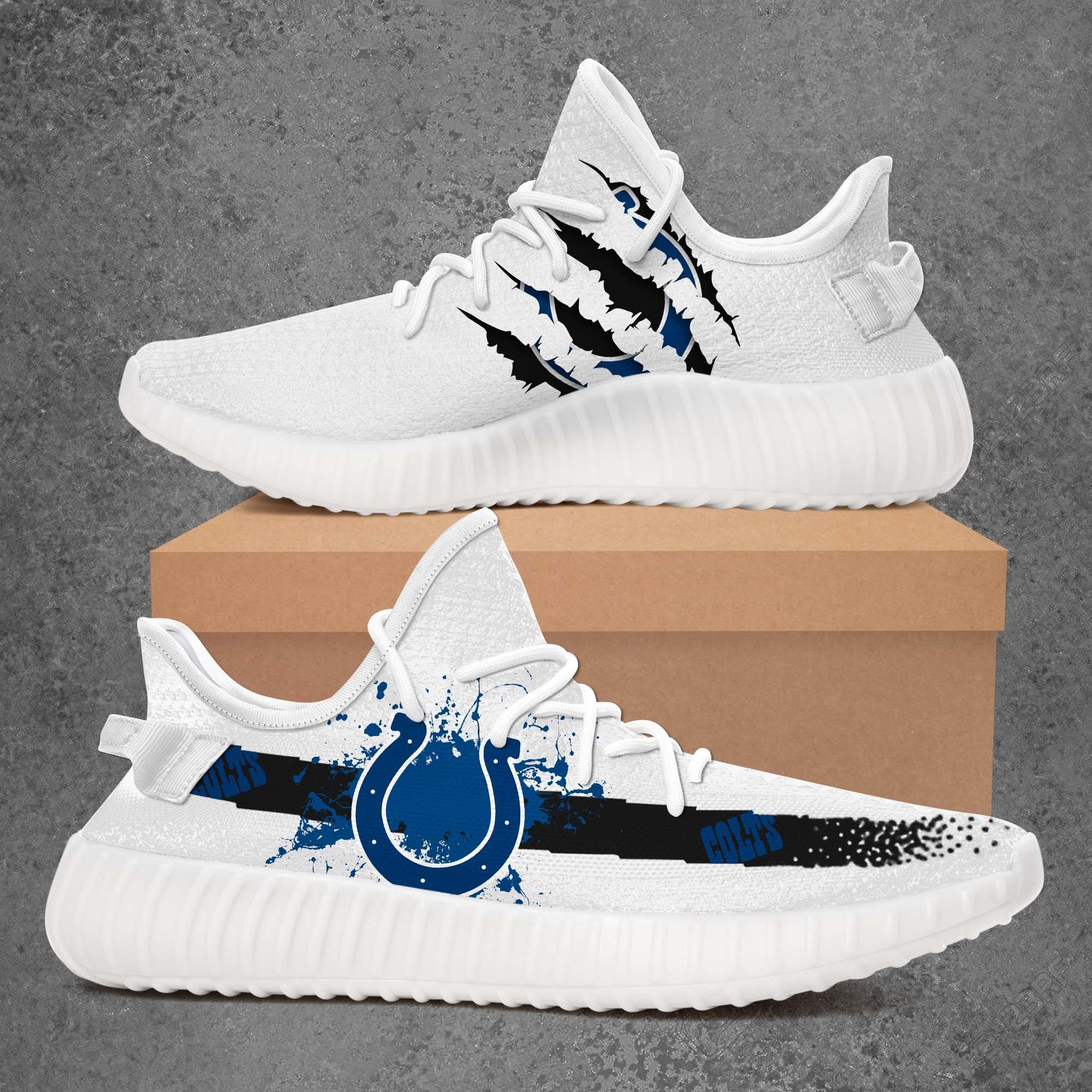 JWFancy Indianapolis Colts Yeezy Boost Shoes For Men And Women
