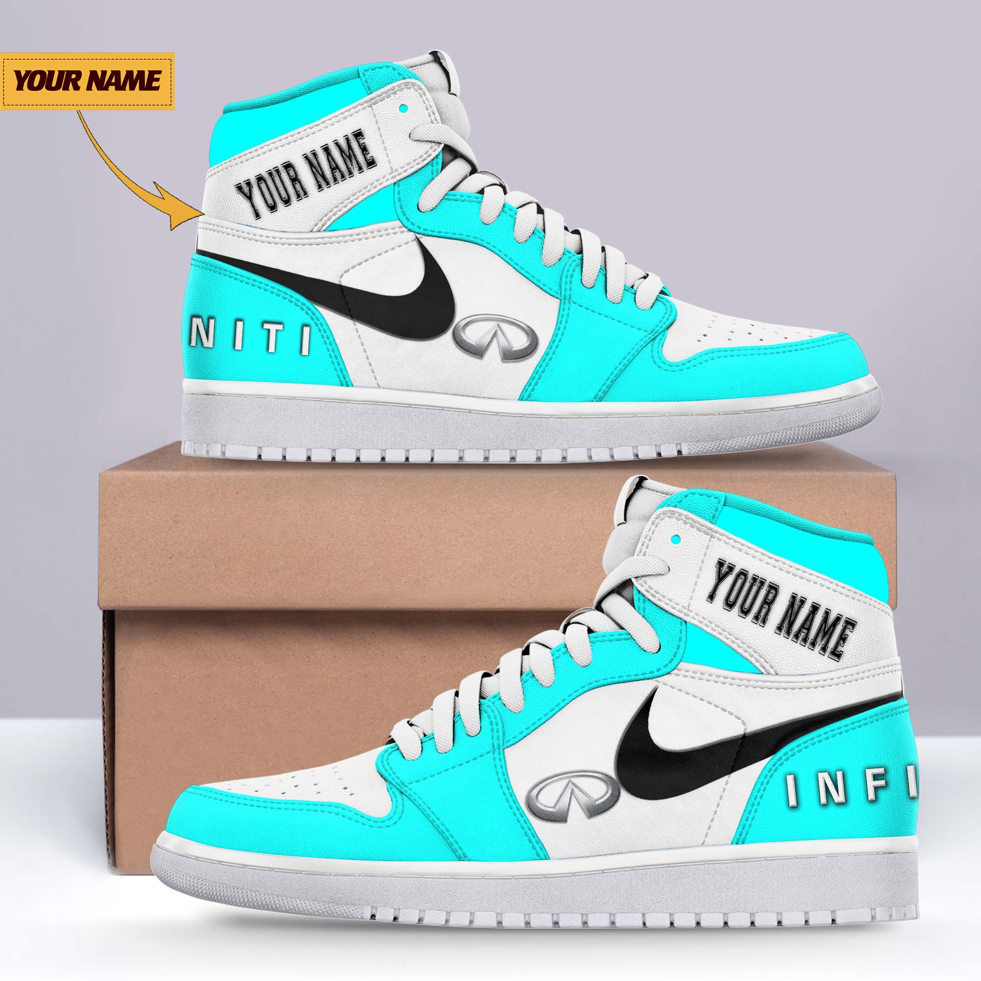 JWFancy Infiniti AJ1 High Sneakers Shoes For Men And Women