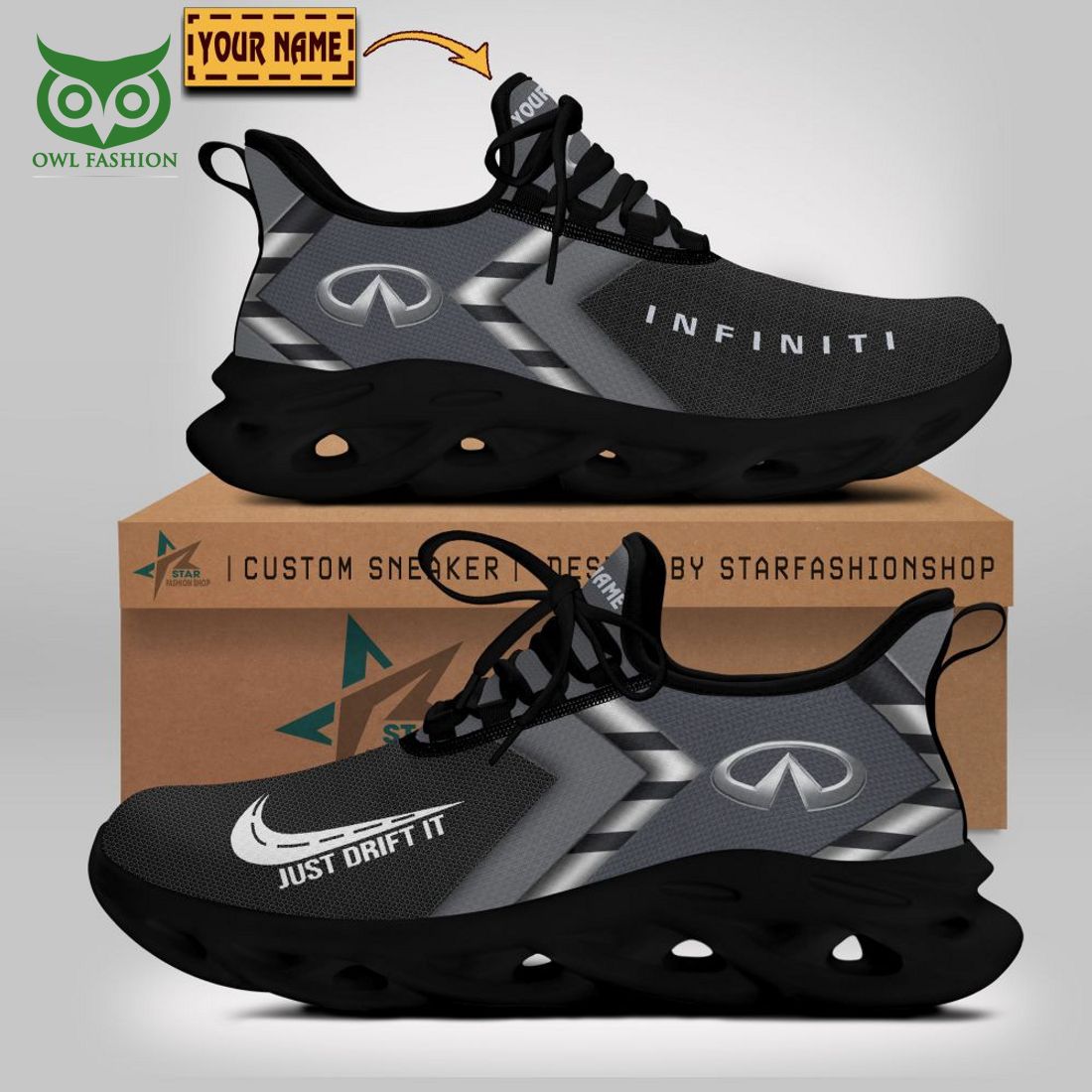 JWFancy Infiniti Motor Company Max Soul Shoes Sneakers For Men And Women