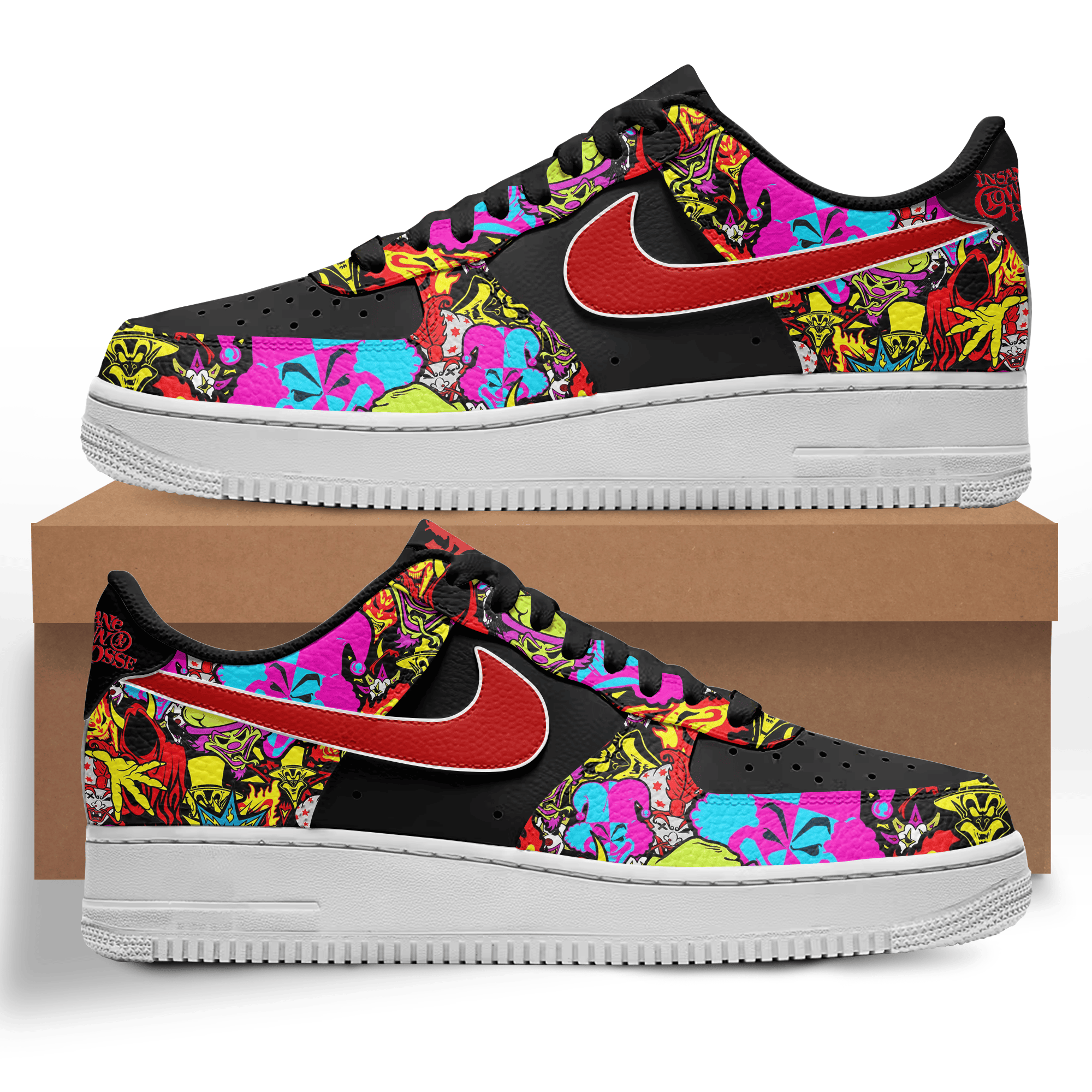 JWFancy Insane Clown Posse Air Low-Top Sneakers Shoes For Men And Women