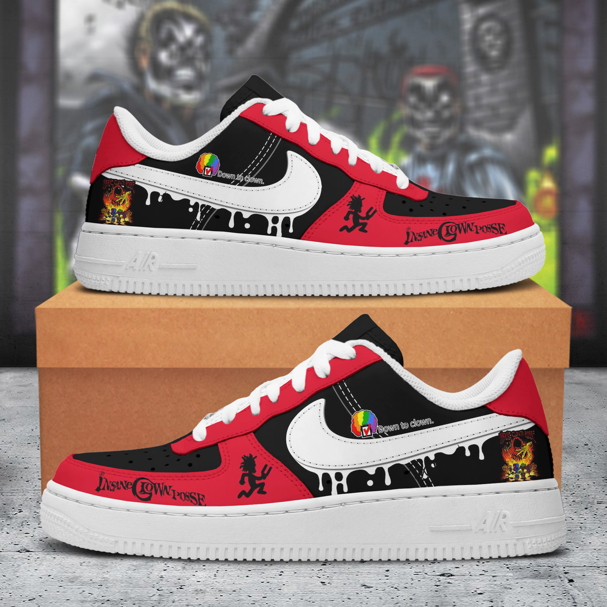 JWFancy Insane Clown Posse Air Low-Top Sneakers Shoes For Men And Women