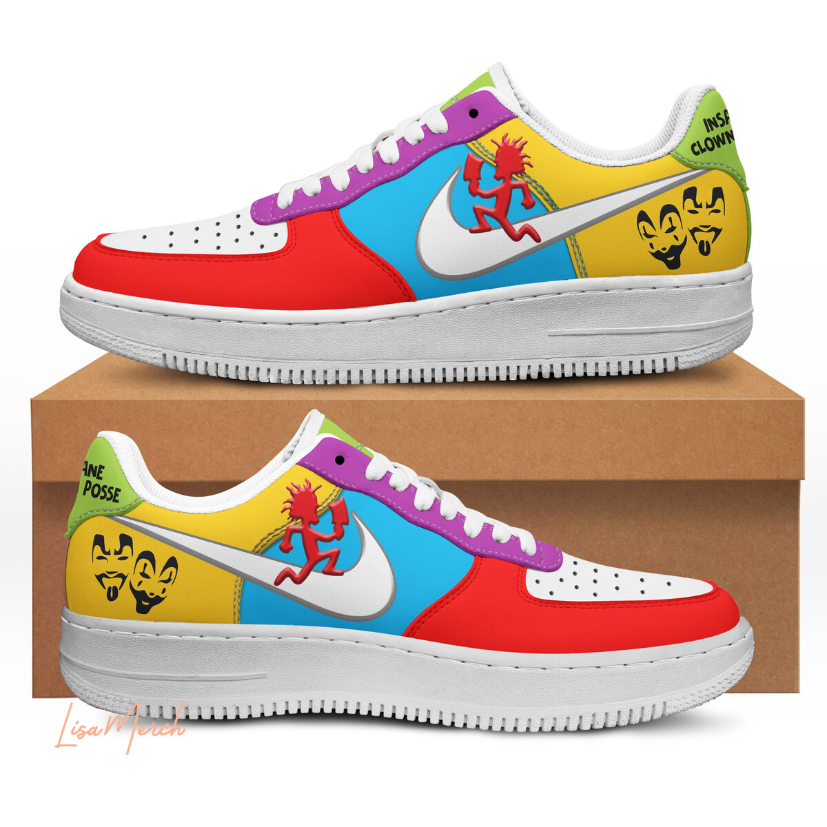 JWFancy Insane Clown Posse Air Low-Top Sneakers Shoes For Men And Women