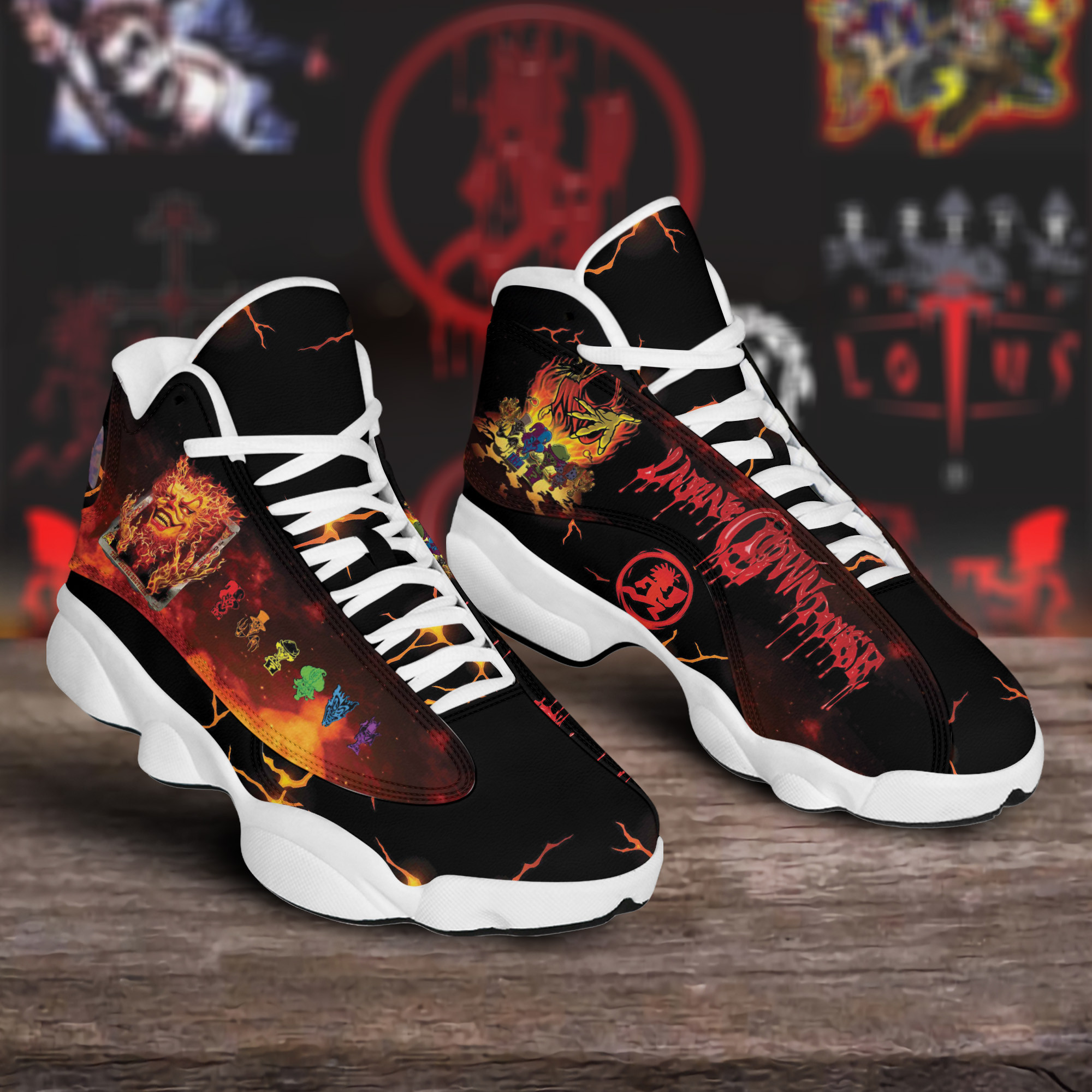 JWFancy Insane Clown Posse AJ13 Sneakers Shoes For Men And Women