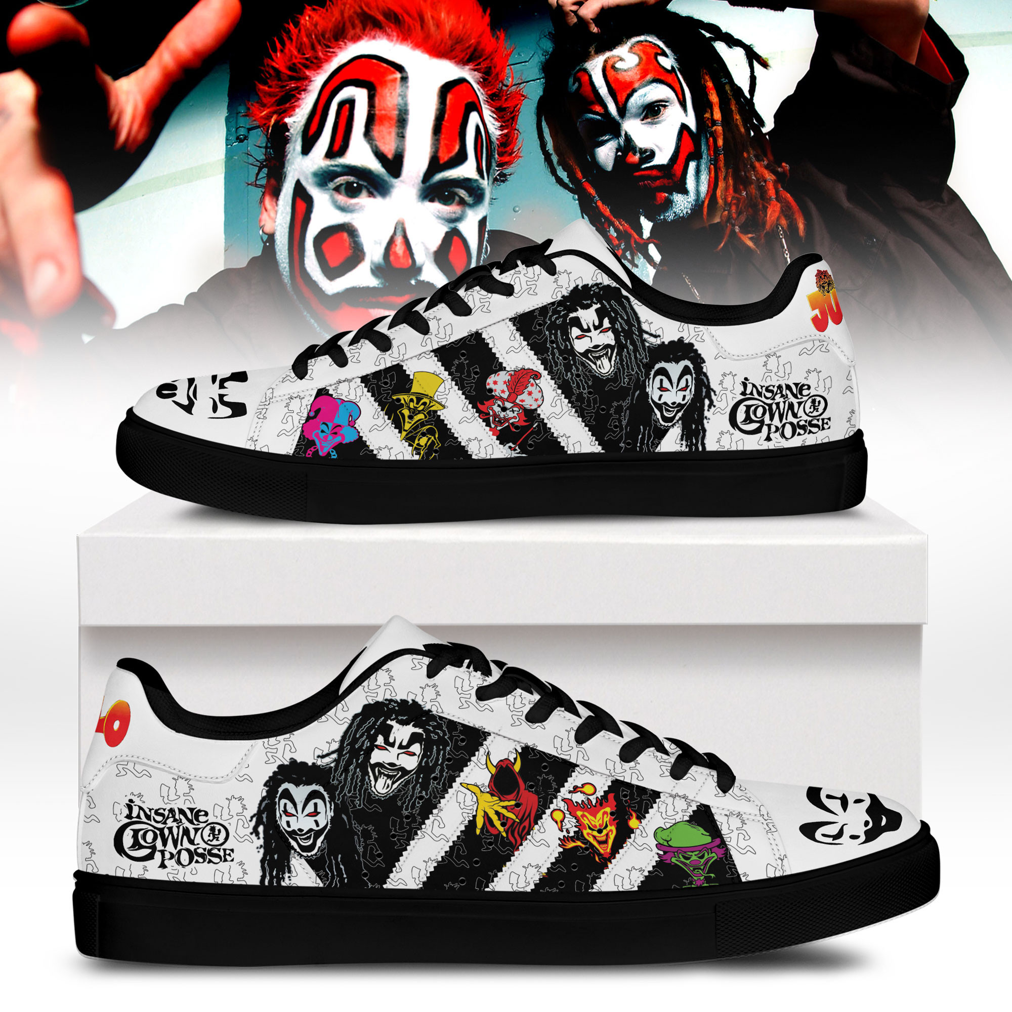JWFancy Insane Clown Posse Skate Stan Shoes Sneakes For Men And Women