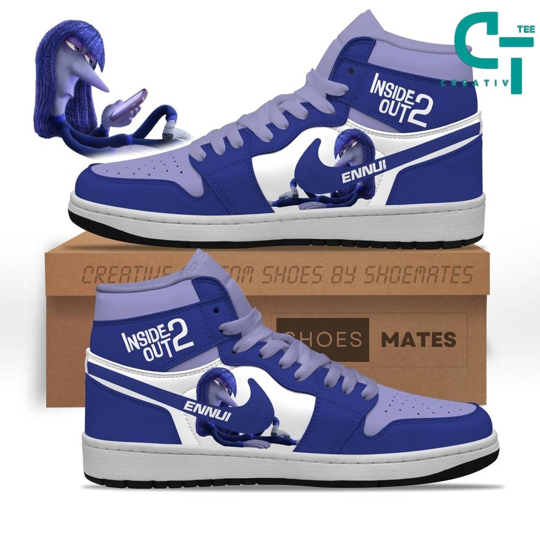 JWFancy Inside Out 2 Ennui AJ1 High Sneakers Shoes For Men And Women